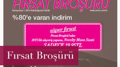 Avon Yılbaşı Kataloğu 2016 K1 FIRSAT BROŞÜRÜ