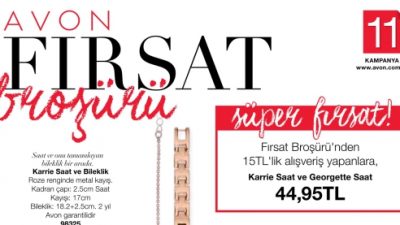 Avon Ekim Kataloğu: K11 2018 Fırsat Broşürü