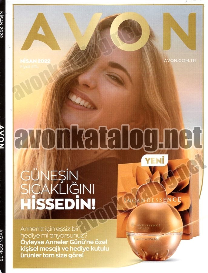 Avon Nisan 2022 Kataloğu Güzellik Cilt Bakımı Parfüm Aksesuar Kapak